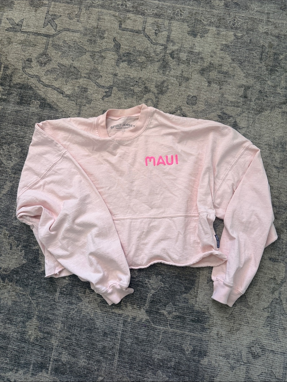 Spirit Jersey Maui Rainbow crop long sleeve